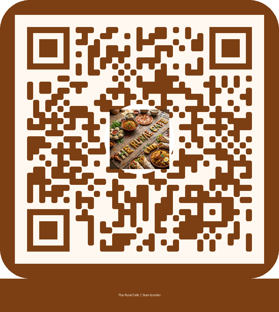 QR code for The Rural Cafe website